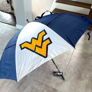 NWT West Virginia Mountaineers 62" Windsheer Lite Golf Umbrella